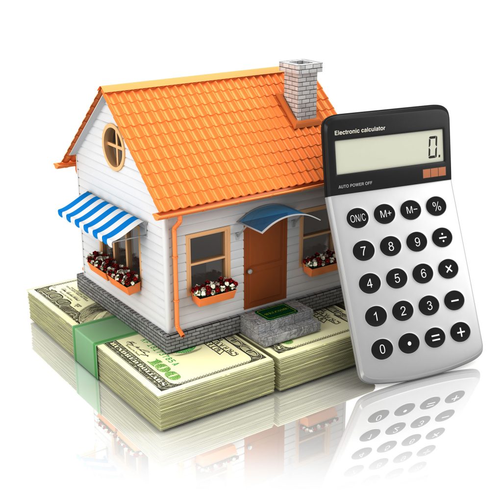 Home mortgage calculation representation