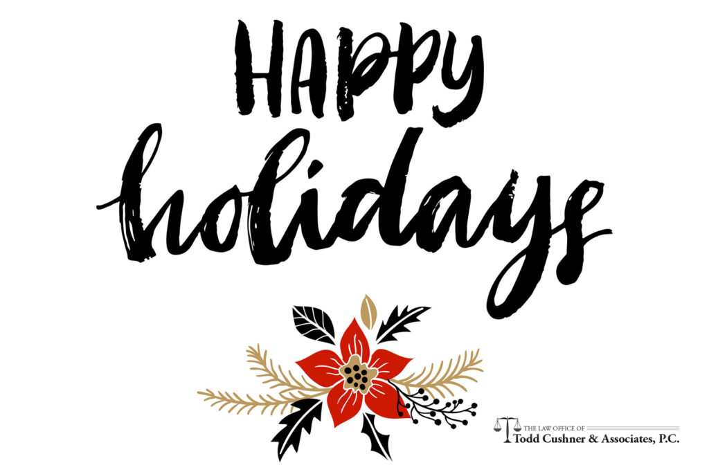Happy holidays from Todd Cushner and Associates