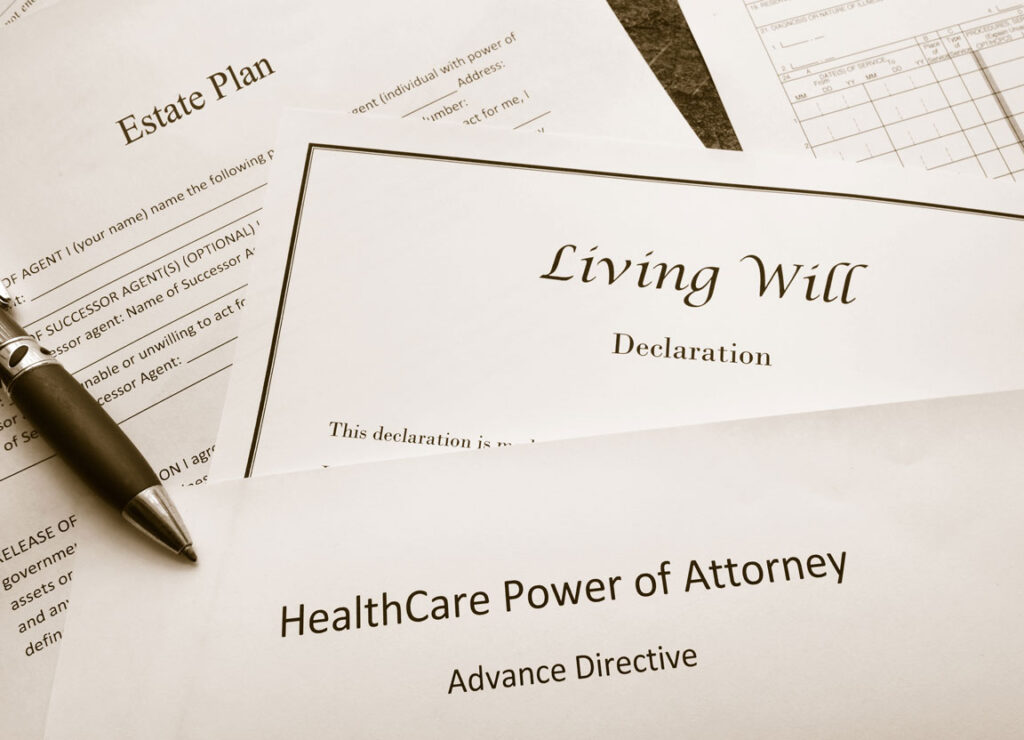 living will and estate forms