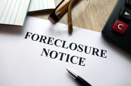 a foreclosure notice