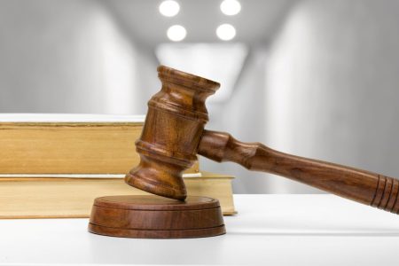 Gavel in courtroom